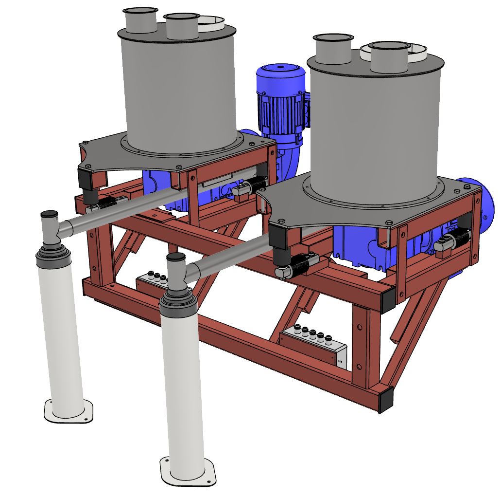 Powder dosing unit Ø300 - Willy Niklas GmbH Apparatebau