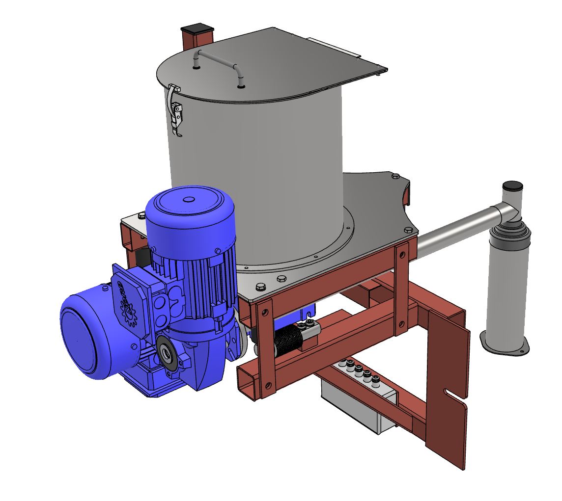 Powder dosing unit Ø300 - Willy Niklas GmbH Apparatebau