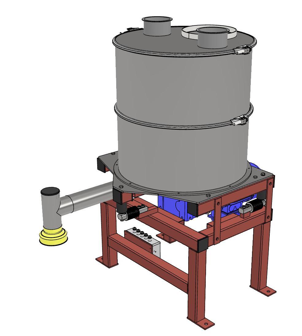 Powder dosing unit Ø500 - Willy Niklas GmbH Apparatebau