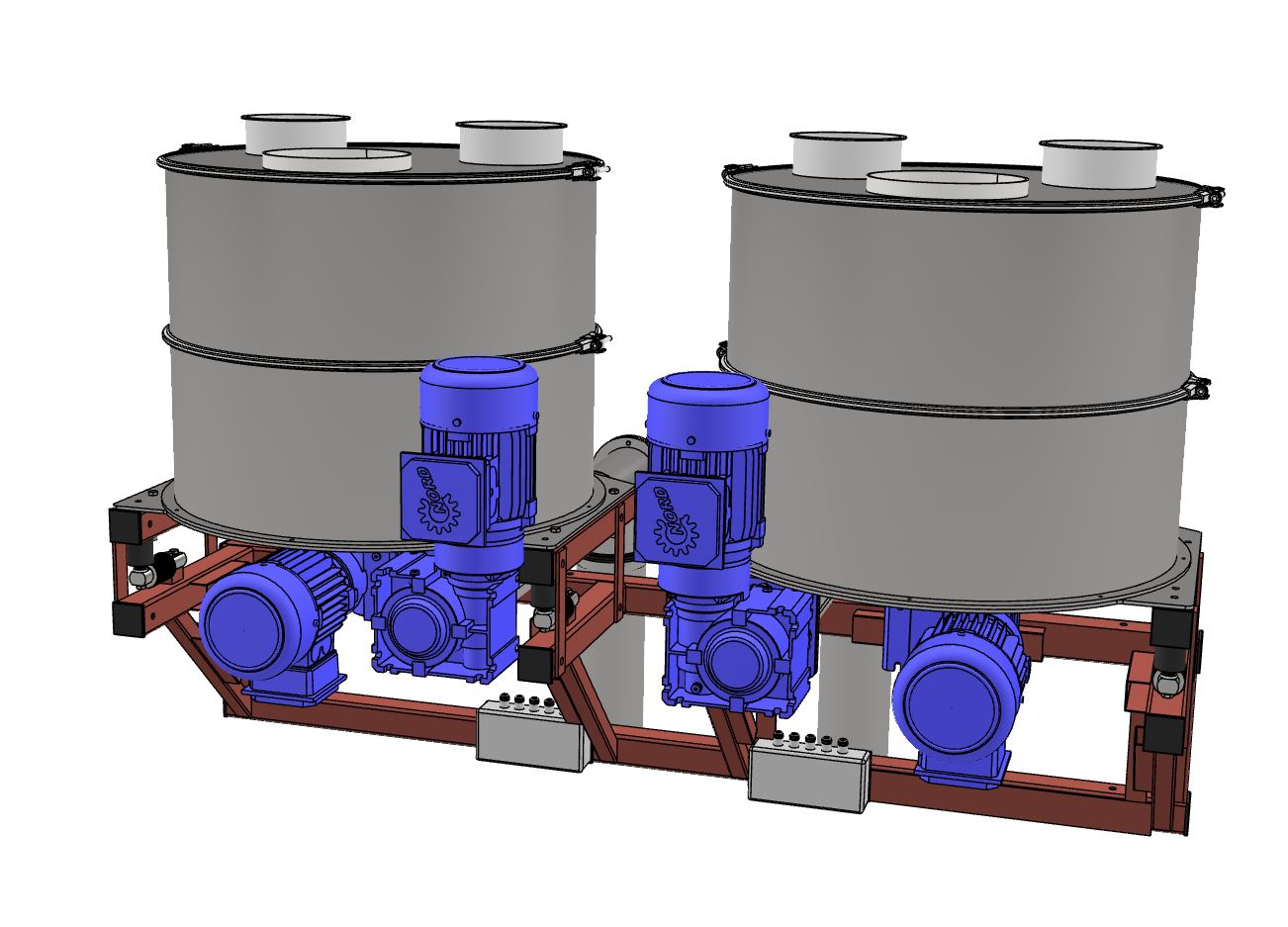 Powder dosing unit Ø630 - Willy Niklas GmbH Apparatebau