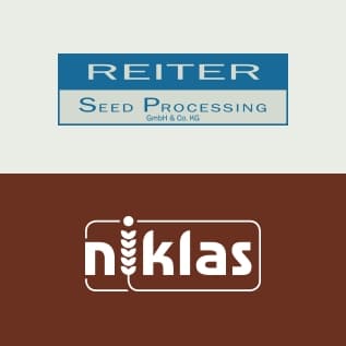 Logos von Reiter Seed Processing und der Willy Niklas GmbH Apparatebau